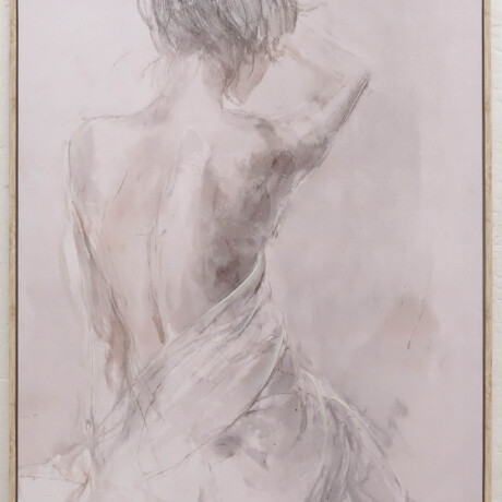 CUADRO VEIL II, 60X80, BLANCO PAPEL TK25GG495B