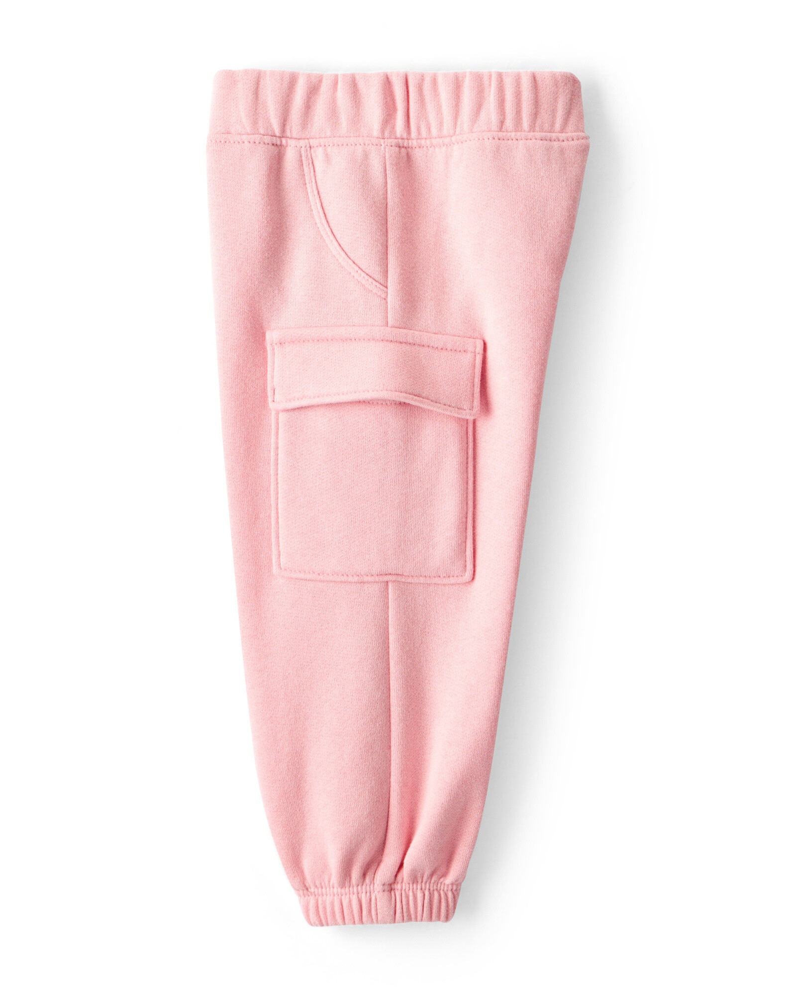 Set dos piezas de algodón, pantalón y canguro, rosado Sin color