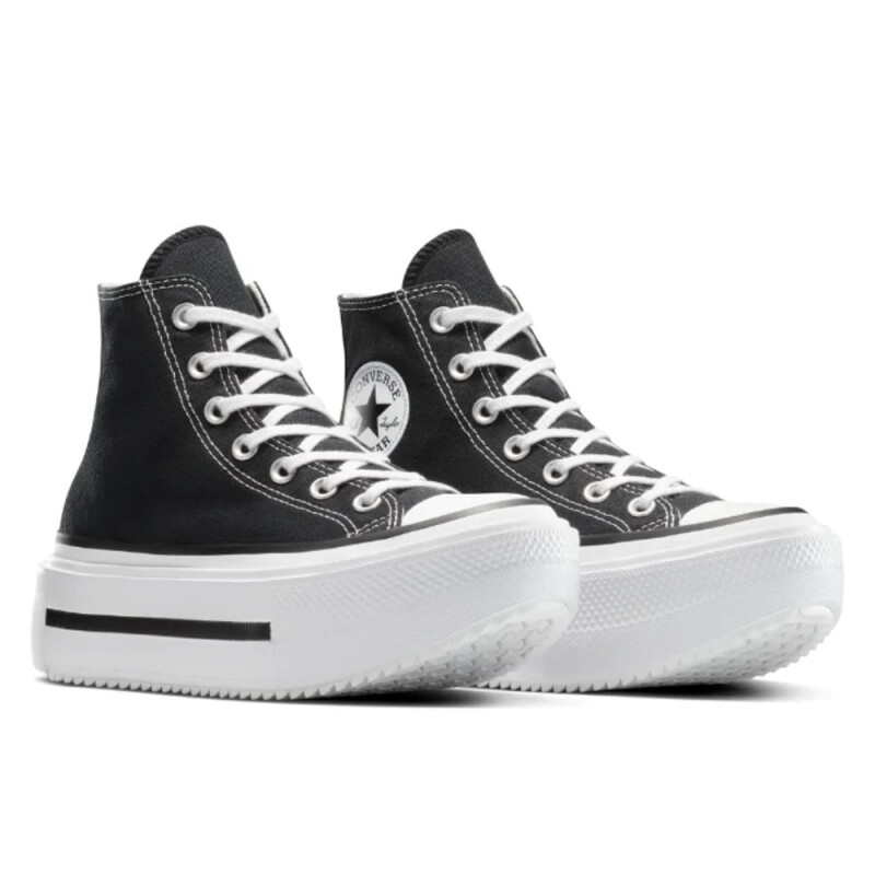 CHUCK TAYLOR ALL STAR LIFT DOUBLE STAC BLACK/BLACK/WHITE