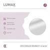 Espejo Lumax Doddy redondo con marco y luz 60cm Blanco