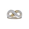 Anillo Infinito-Plata y Oro-Sin Piedra-AN5722 sinpiedra