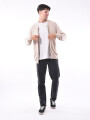 CAMPERA TEJIDA ANDROS BEIGE MELANGE