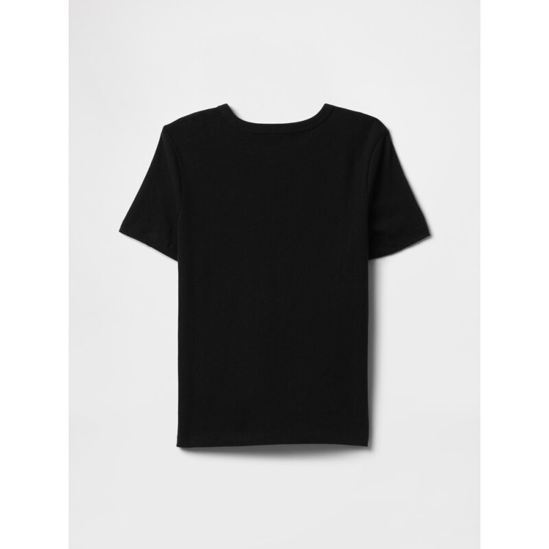 V-BAS SS LOGO TEE TRUE BLACK