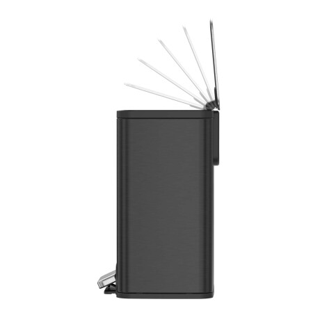 PAPELERA ACERO-INOXIDABLE NEGRO EK9161MMT