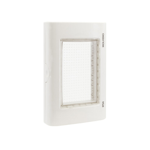 Plaq. c/membrana estanca 3 mód. blanca Atenea Plus M48610