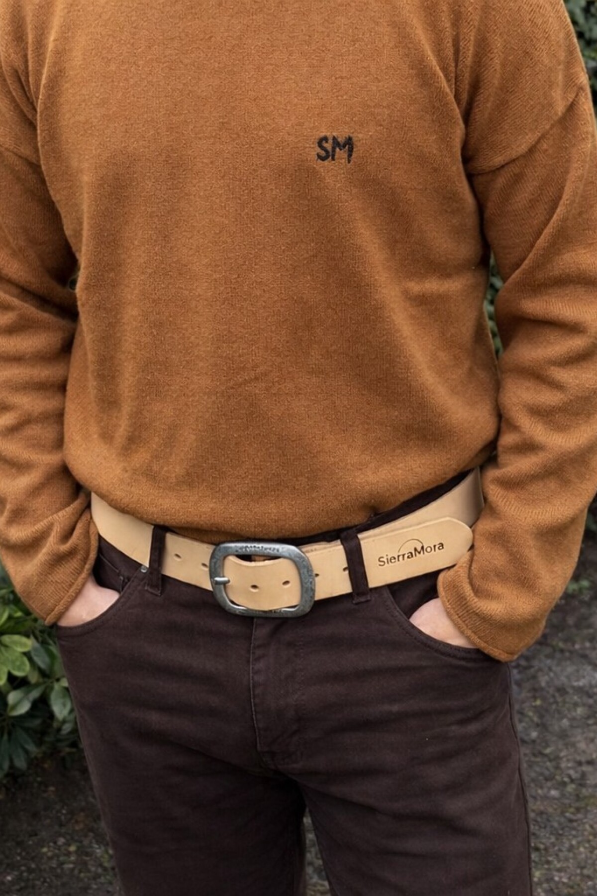 One Hole Belt Suela / Plateado