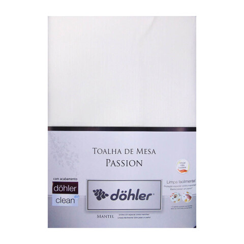 Mantel Dohler Rectangular Clean Passion 200 x 200 cm NATURAL