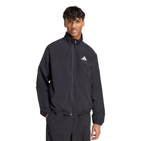 Campera de Hombre Adidas Essential Logotipo Negro