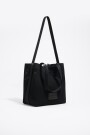 BOLSO SHOPPER MEDIANO Negro