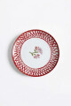 Plato vichy silvestre rojo