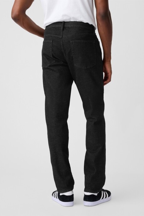 Jean Straight Hombre Black Rinse