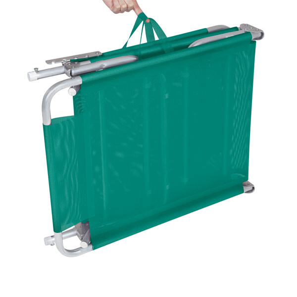 REPOSERA PLEGABLE ALUMINIO VERDE VERDE