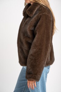 Abrigo Piel Chocolate