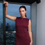 VESTIDO NOA MODAL BURGUNDY