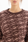 REMERA KISSES Marron
