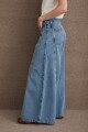 JEAN WIDE XL LINES Celeste