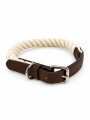 COLLAR TRENZADO BLANCO.