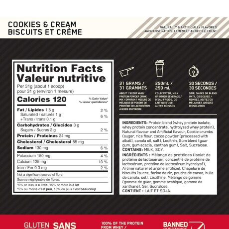 Optimum Nutrition Gold Standard 5Lb Cookies & Cream