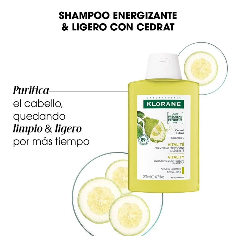 Shampoo Klorane Cedrat 200 Ml. Shampoo Klorane Cedrat 200 Ml.