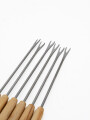 PINCHOS BROCHETTE X 6 PLATEADO