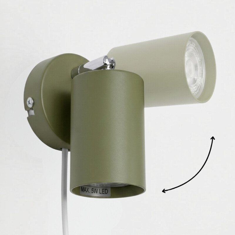 ARTEFACTO BOLD DE ADOSAR ORIENTABLE Luminaria de Pared Bold Verde