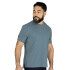 TSHIRT MEN POLY/SPX EVERLAST E-DAY P. S. BEIGE Bluette