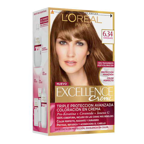 Tinta para cabello Excellence Tono 634 chocolate