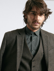 470407 CHALECO VESTIR HARRINGTON SELECT Chocolate