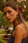 Root Earrings Plateado