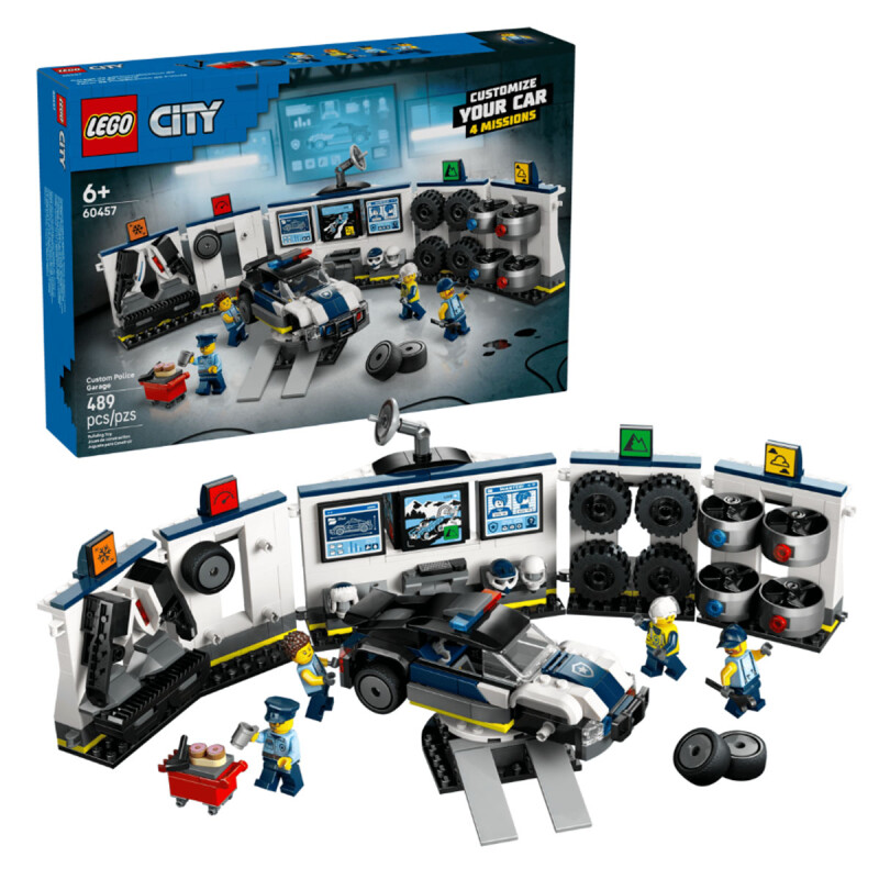 Taller de Modificación de Coches de Policía Lego Taller de Modificación de Coches de Policía Lego