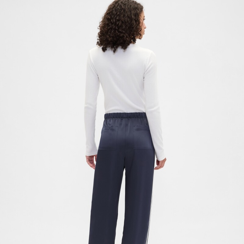 V-SATIN STRAIGHT PO SIDE STRIPE VINTAGE NAVY