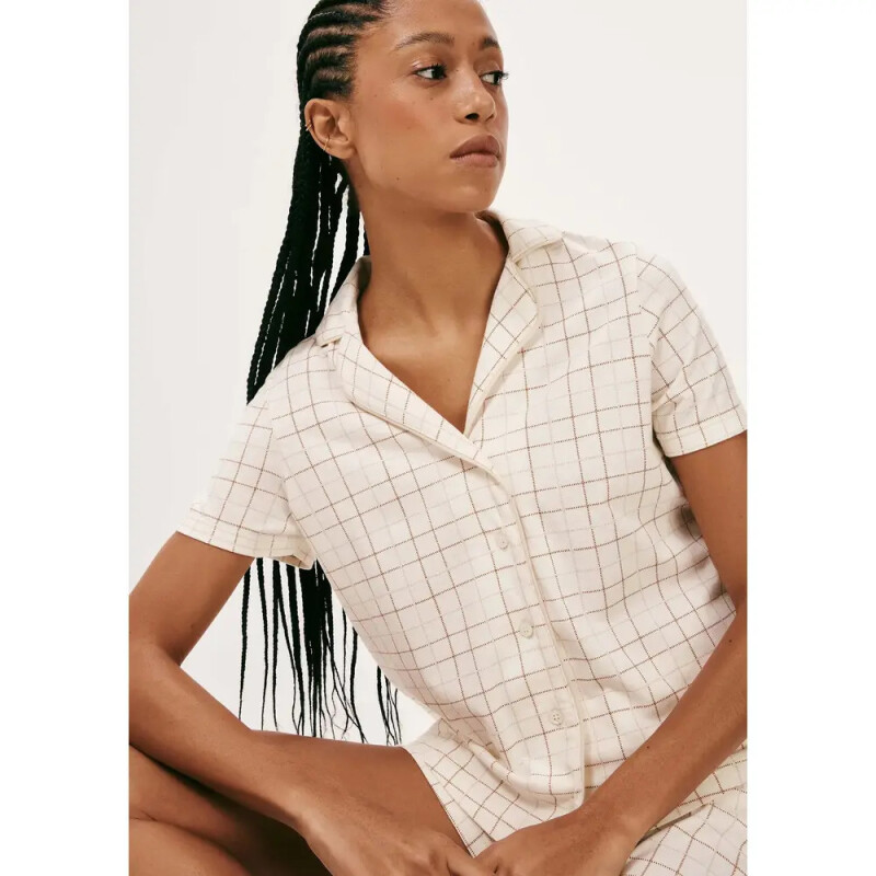 PIJAMA MM FEM OFF WHITE