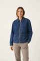 Campera denim con cierre JEAN OSCURO