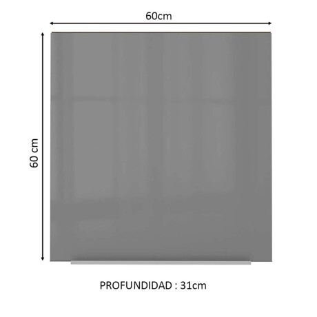 AEREO 60 CM MDP-Y-VIDRIO GRIS LUX