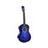 Guitarra Criolla Clasica Tamaño 4/4 39 Para diestros Con Estuche Funda Y Puas Imback Color Azul Guitarra Criolla Clasica Tamaño 4/4 39 Para diestros Con Estuche Funda Y Puas Imback Color Azul
