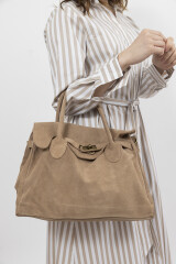 BOLSO CUERO SUNA TOSTADO