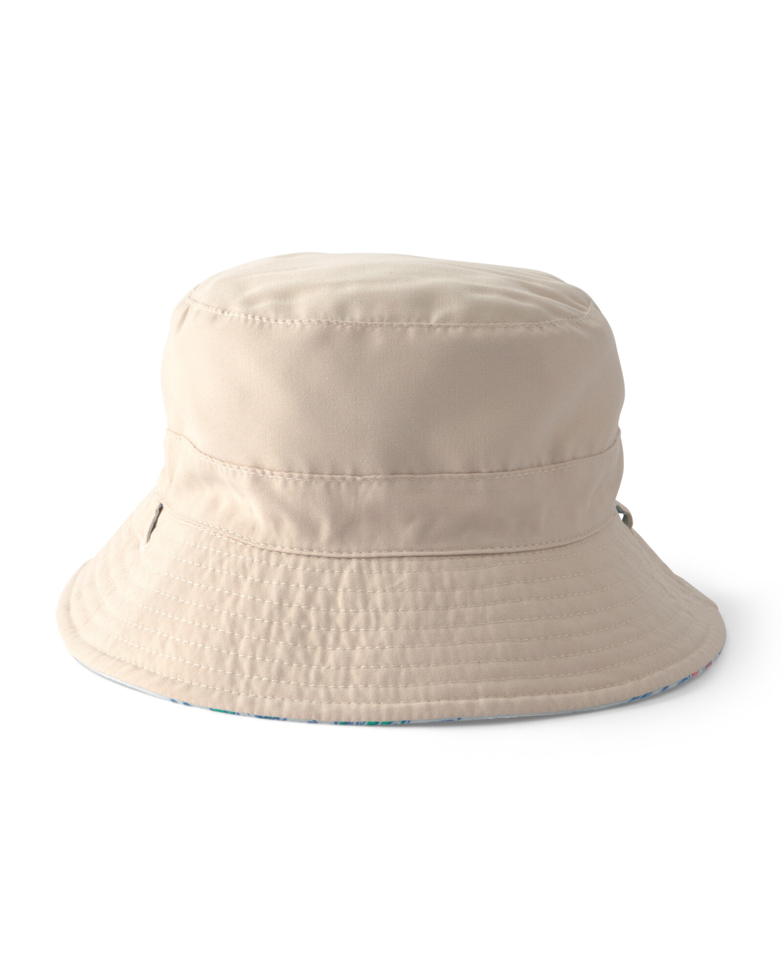 Gorro reversible, diseño tropical y beige Sin color