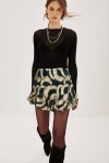 Falda Sienna Wild Lurex Verde