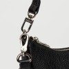 Bandolera Venice en cuero graneado Negro