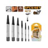 KIT 6 CONTRA MACHO EXTRACTOR DE TORNILLOS INGCO Kit 6 Contra Macho Extractor De Tornillos Ingco