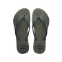 Sandalias Havaianas Slim Gloss FC Mujer Verde Oliva