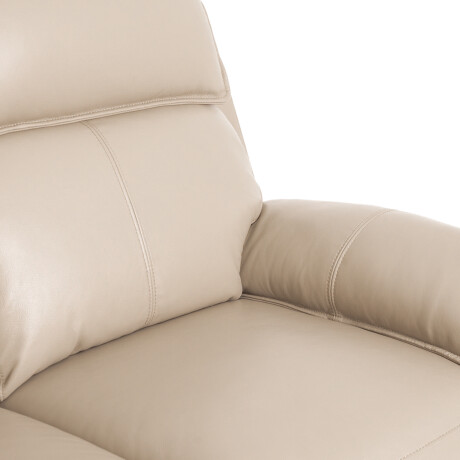 RECLINER ELÉCTRICO 3 CUERPOS CUERO-Y-SIMIL-CUERO MARRON JOSHUA TAUPE