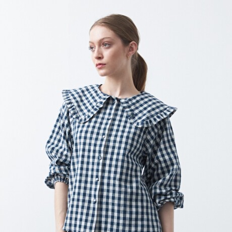 CAMISA ORCHID Azul Oscuro