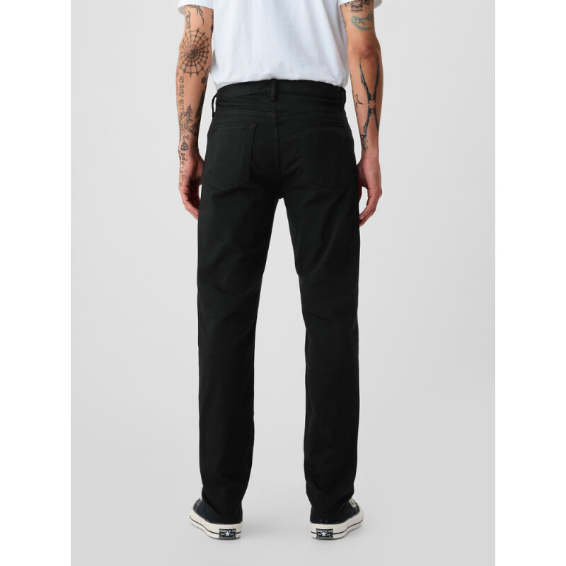 SLIM STRETCH 5 PKT PANT BLACK