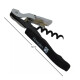 Sacacorchos doble 12 cm NEGRO