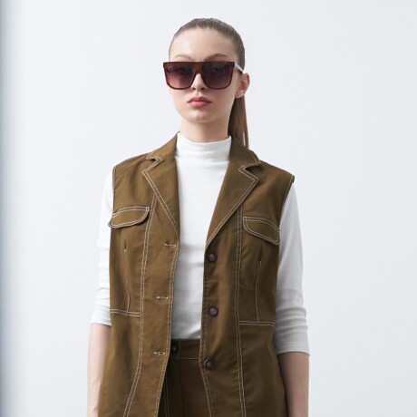 CHALECO BERTA Verde Musgo