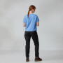 Polo Fjallraven Fjallblomster Logo T-shirt W Mujer Ultramarine