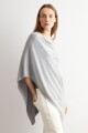 Capa tejida lurex gris