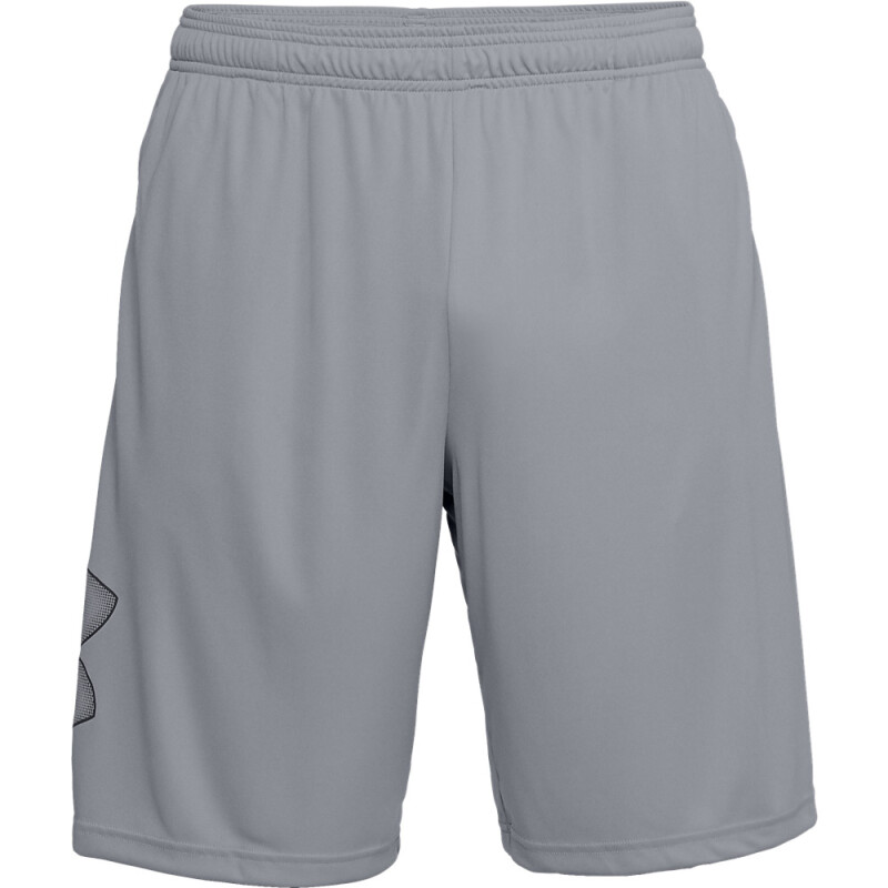 UA TECH GRAPHIC SHORT-GRN GRY-035