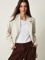 BLAZER GELDA BEIGE CLARO